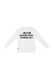 Áo tay dài "WHENEVER" STAR MANIFESTO LONGSLEEVES/ WHITE