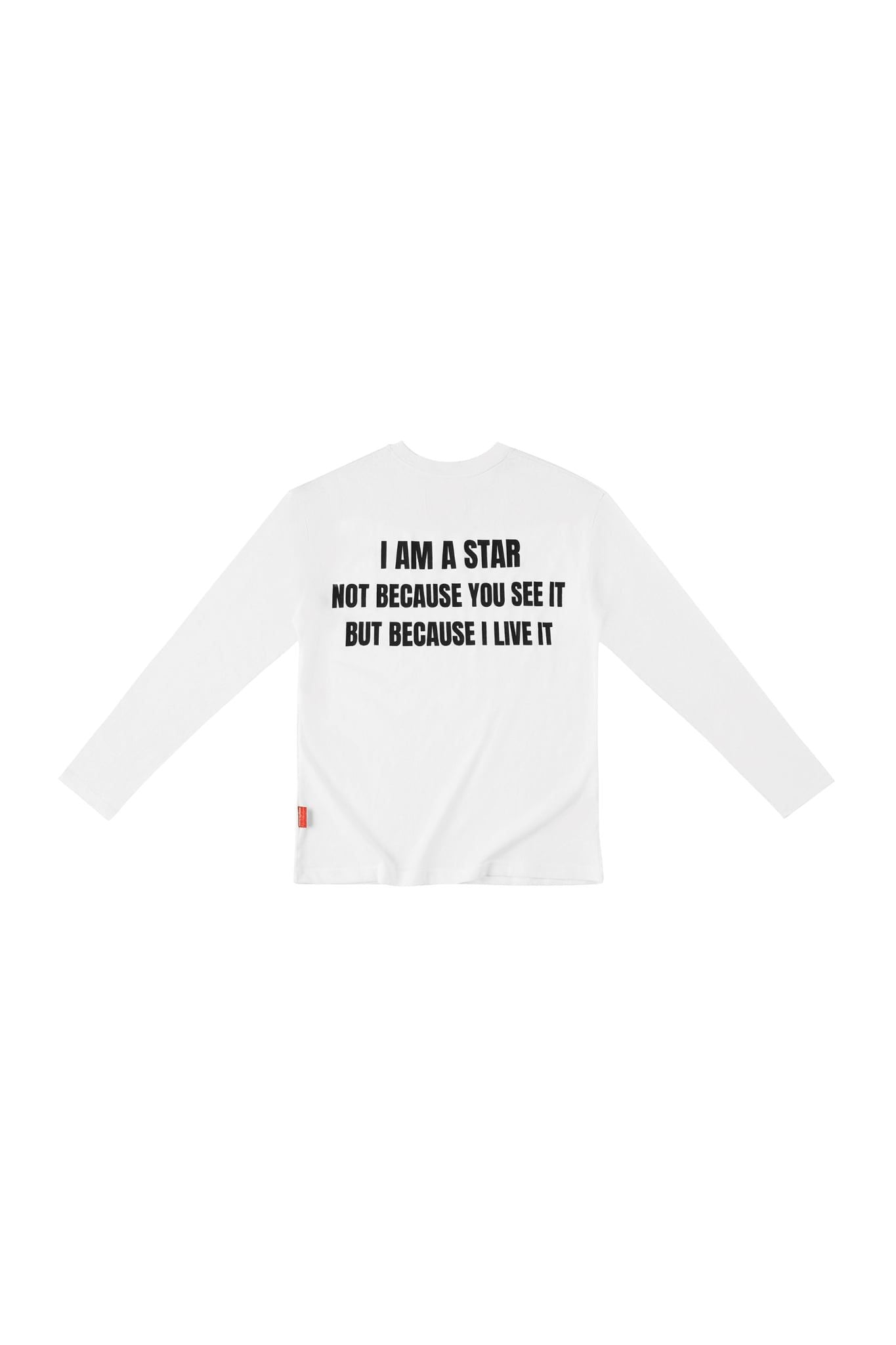 Áo tay dài "WHENEVER" STAR MANIFESTO LONGSLEEVES/ WHITE