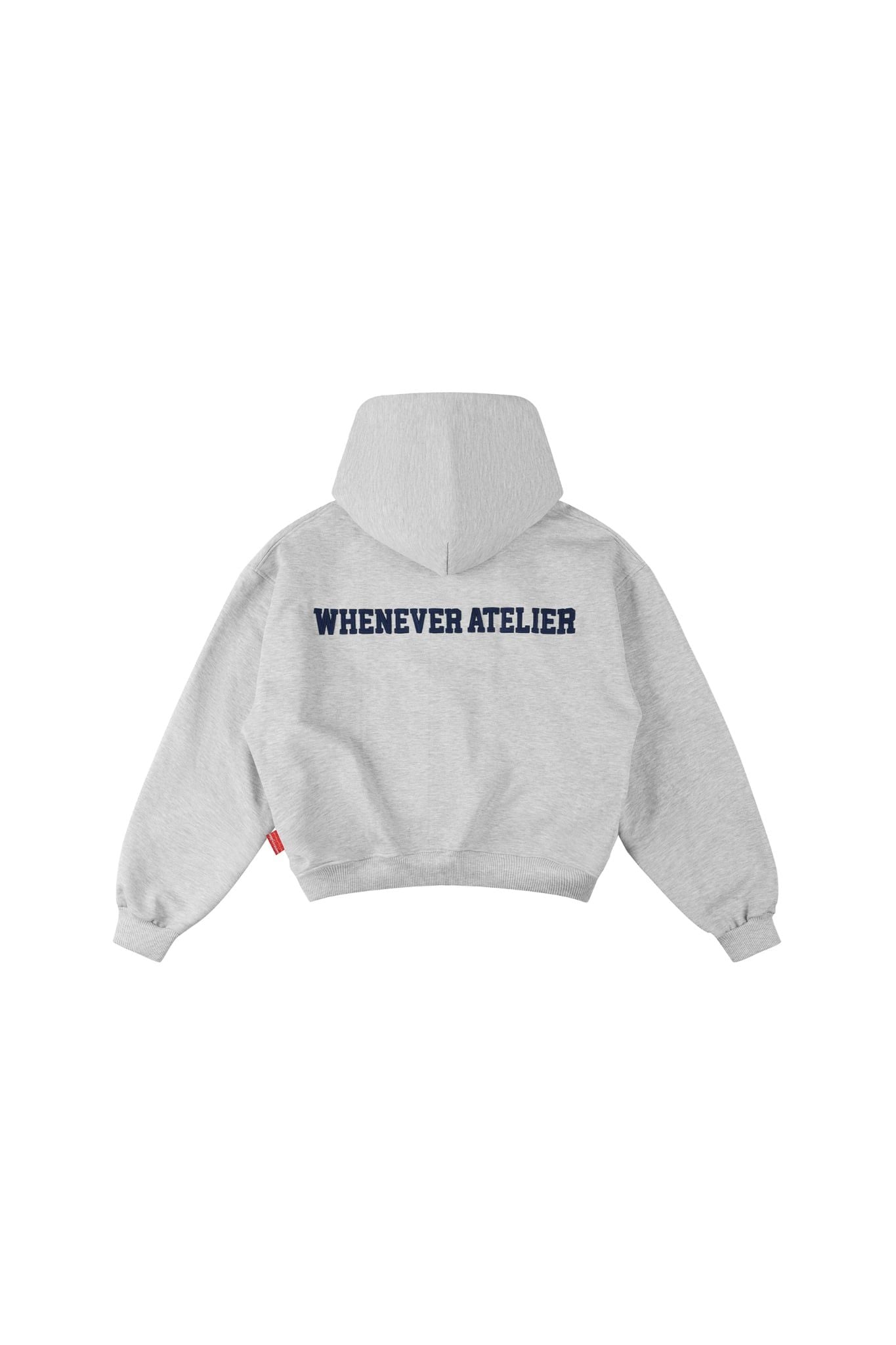 ÁO KHOÁC "WHENEVER" BASIC ZIP-UP HOODIE SS26 / PREMIUM GREY