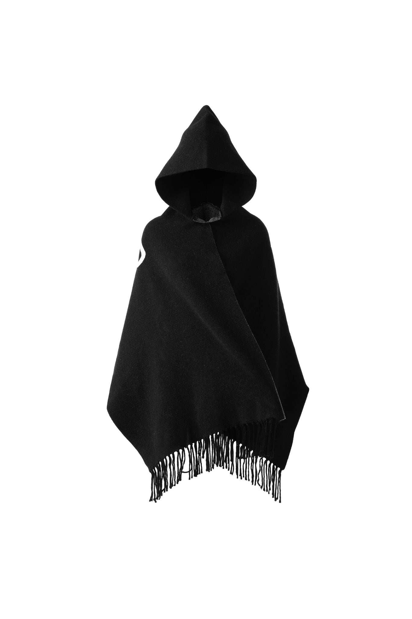 KHĂN DỆT "WHENEVER" FRINGE HOOD SCARF/ BLACK