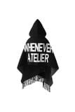 KHĂN DỆT "WHENEVER" FRINGE HOOD SCARF/ BLACK
