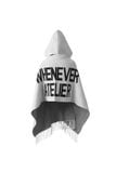 KHĂN DỆT "WHENEVER" FRINGE HOOD SCARF/ GREY