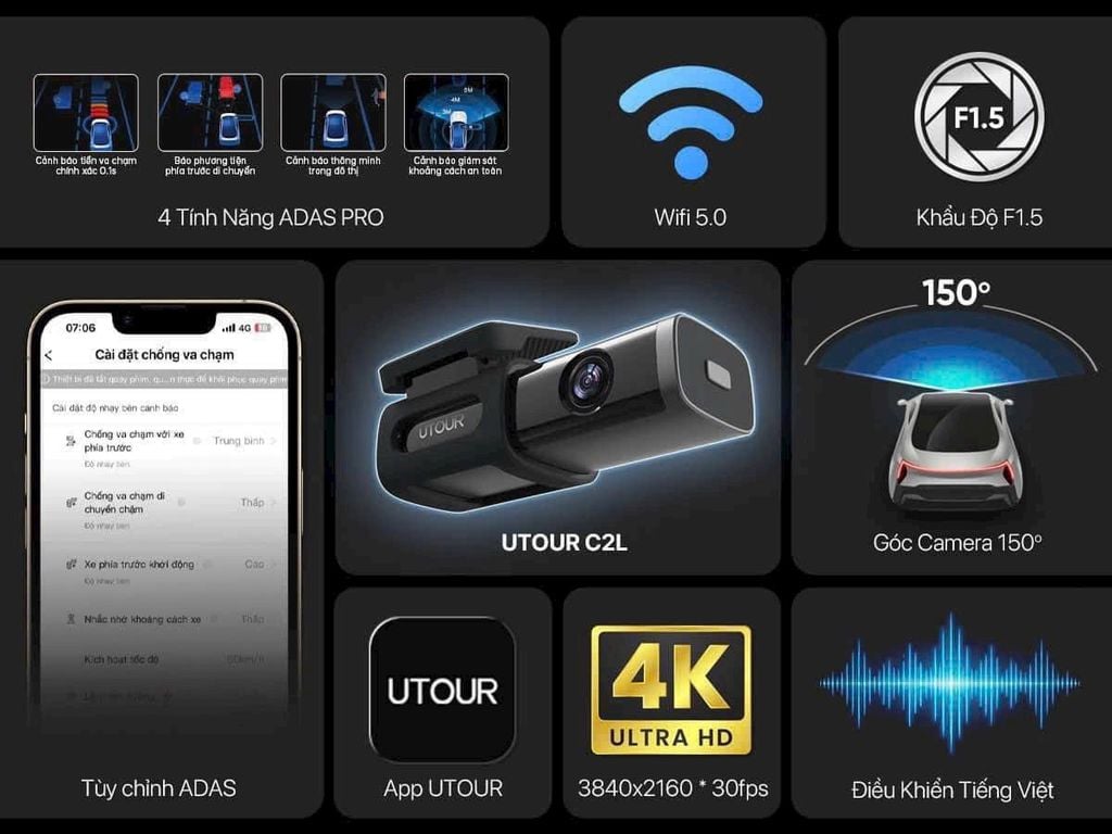 Camera hành trình Utour C2L