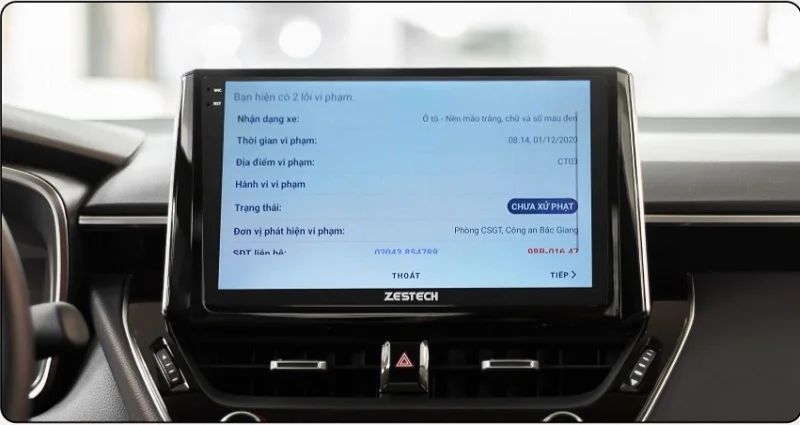 Màn hình Android Zestech ZT18 360