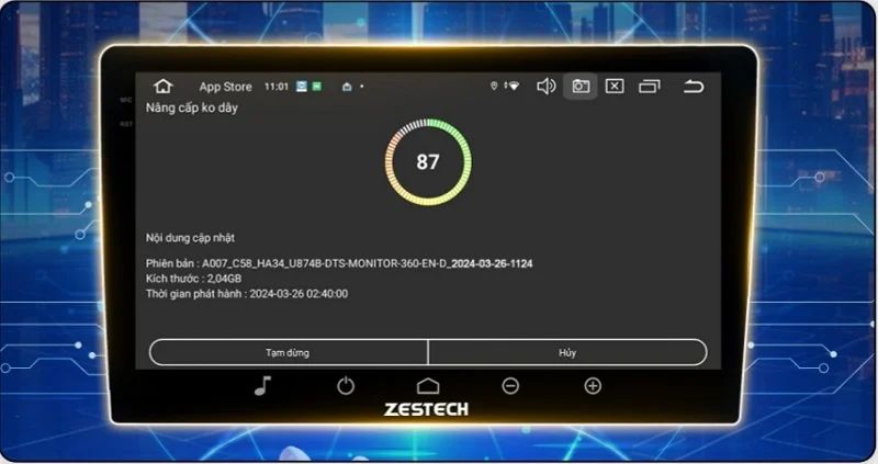 Màn hình Android Zestech ZT18 360