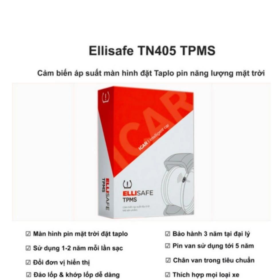 Cảm Biến Áp Suất Lốp ICAR Ellisafe TN405