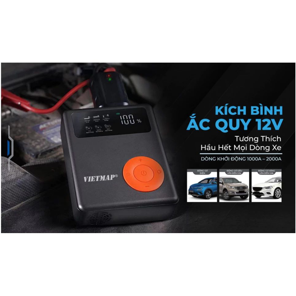 Bơm lốp & Kích bình Vietmap DK-MF139 8K