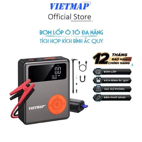 Bơm lốp & Kích bình Vietmap DK-MF139 8K
