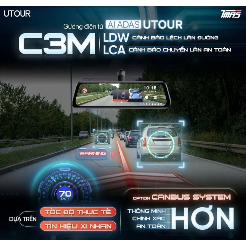 Camera hành trình Utour C3M