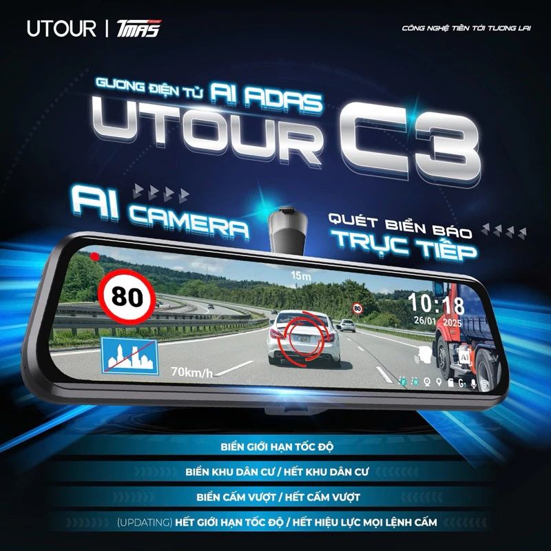 Camera hành trình Utour C3