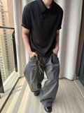  Asymmetric Placket Polo 