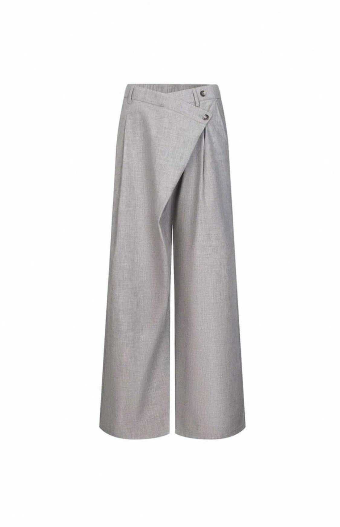  Asymmetric Wrap Trousers 