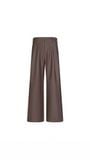  Striped Loose A-Line Straight Pants 