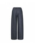  PLeated A Line Belted Tailored Trousers 