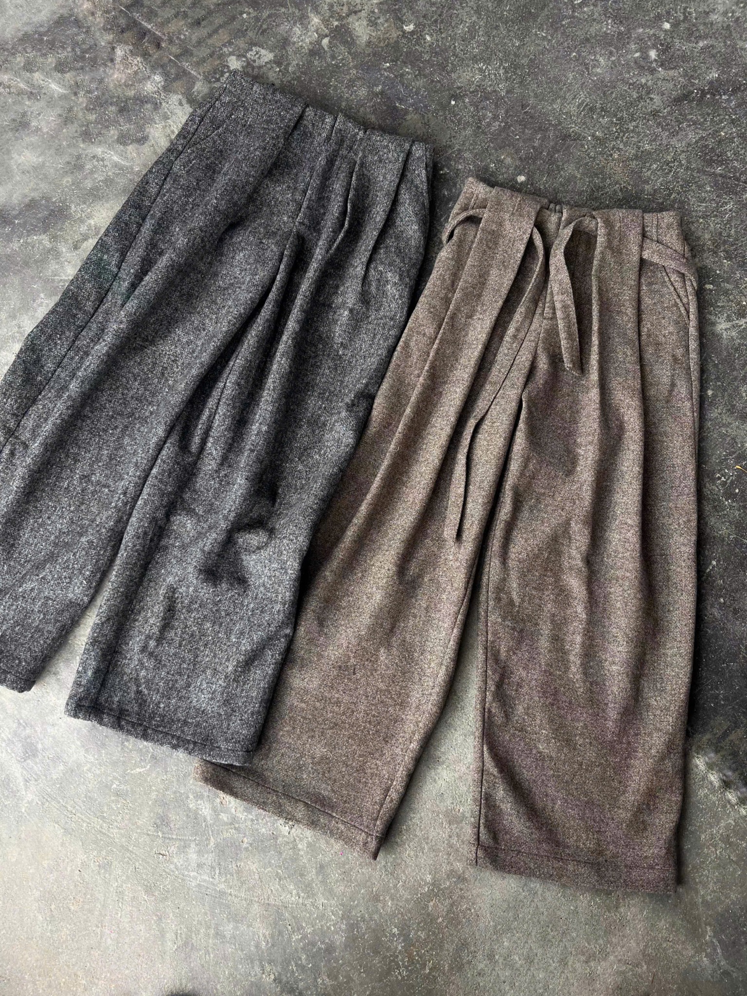 Pleated Belted Trousers | The Futurist Studio