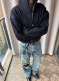  Washed Denim Jeans 