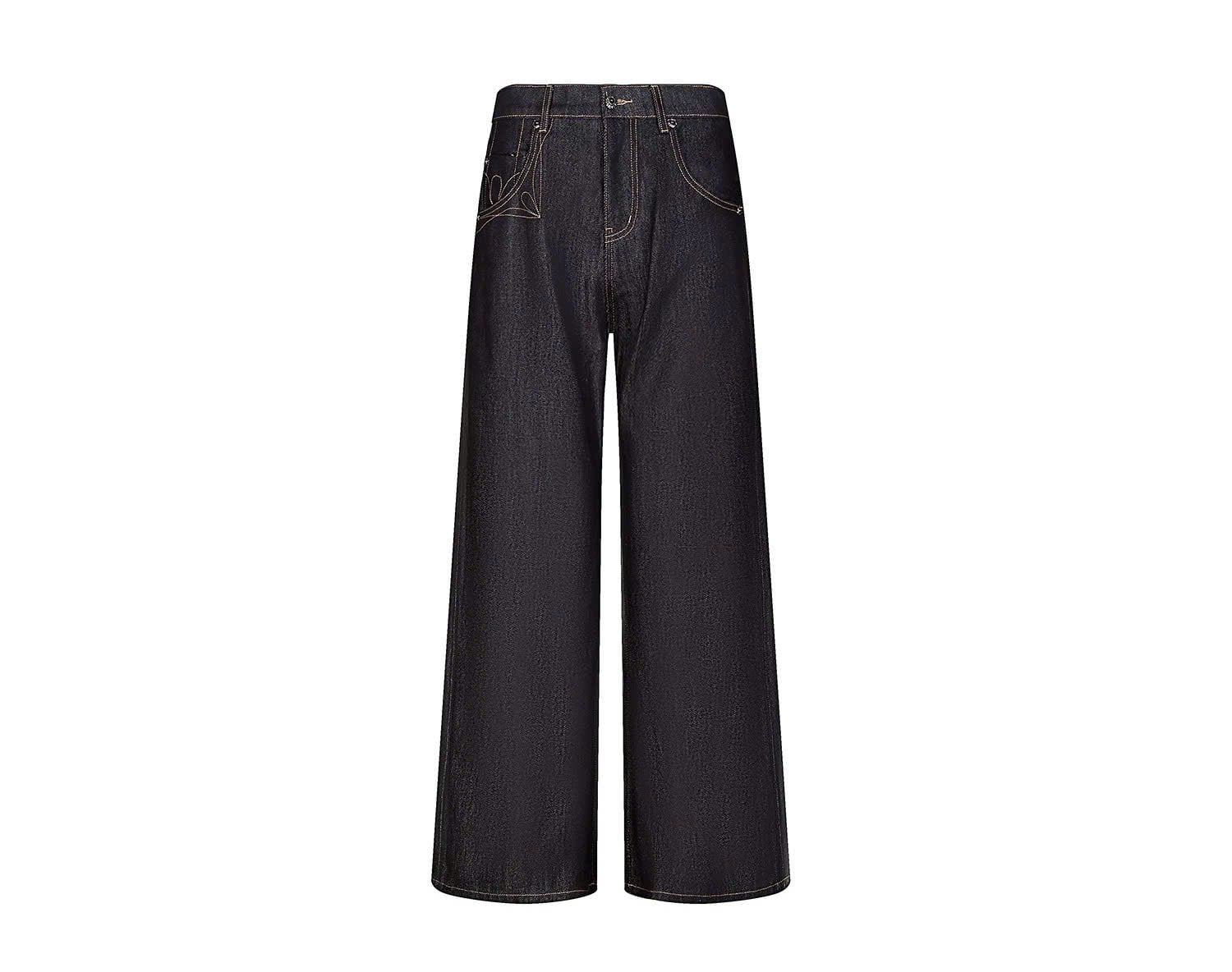  Pattern Wide Leg Pants 