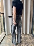  Wide Leg Washed Jeans 