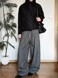  Pleated Belted Trousers 