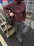  Pleated Belted Trousers 