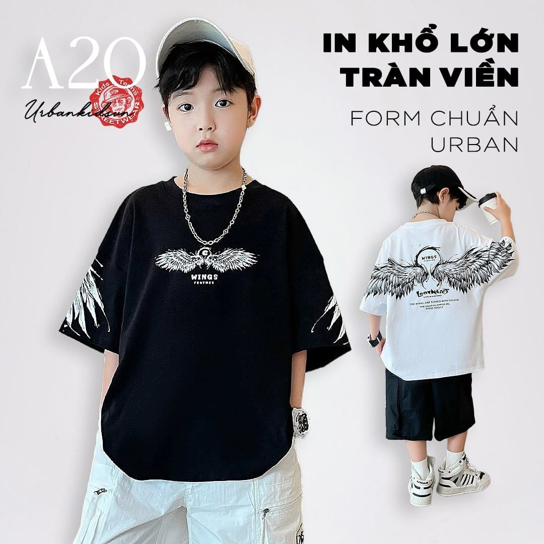 Áo ngắn tay cánh đại bàng A20