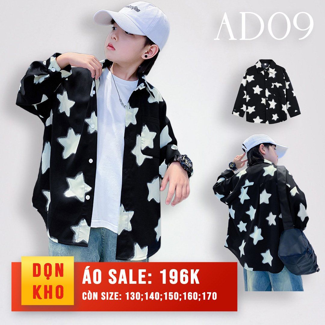 Áo dài tay sơ mi ngôi sao AD09 - CS4289