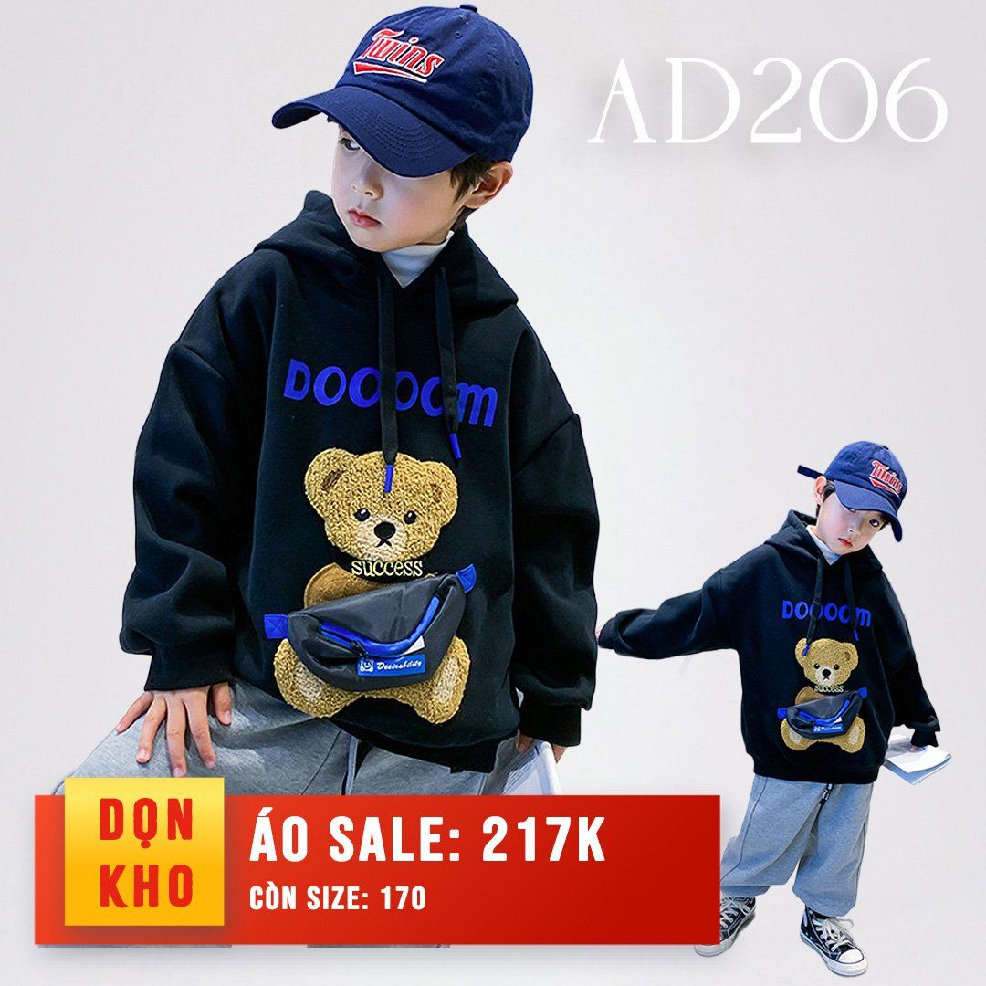 ÁO nỉ lót nhung dài tay AD206 Y1852