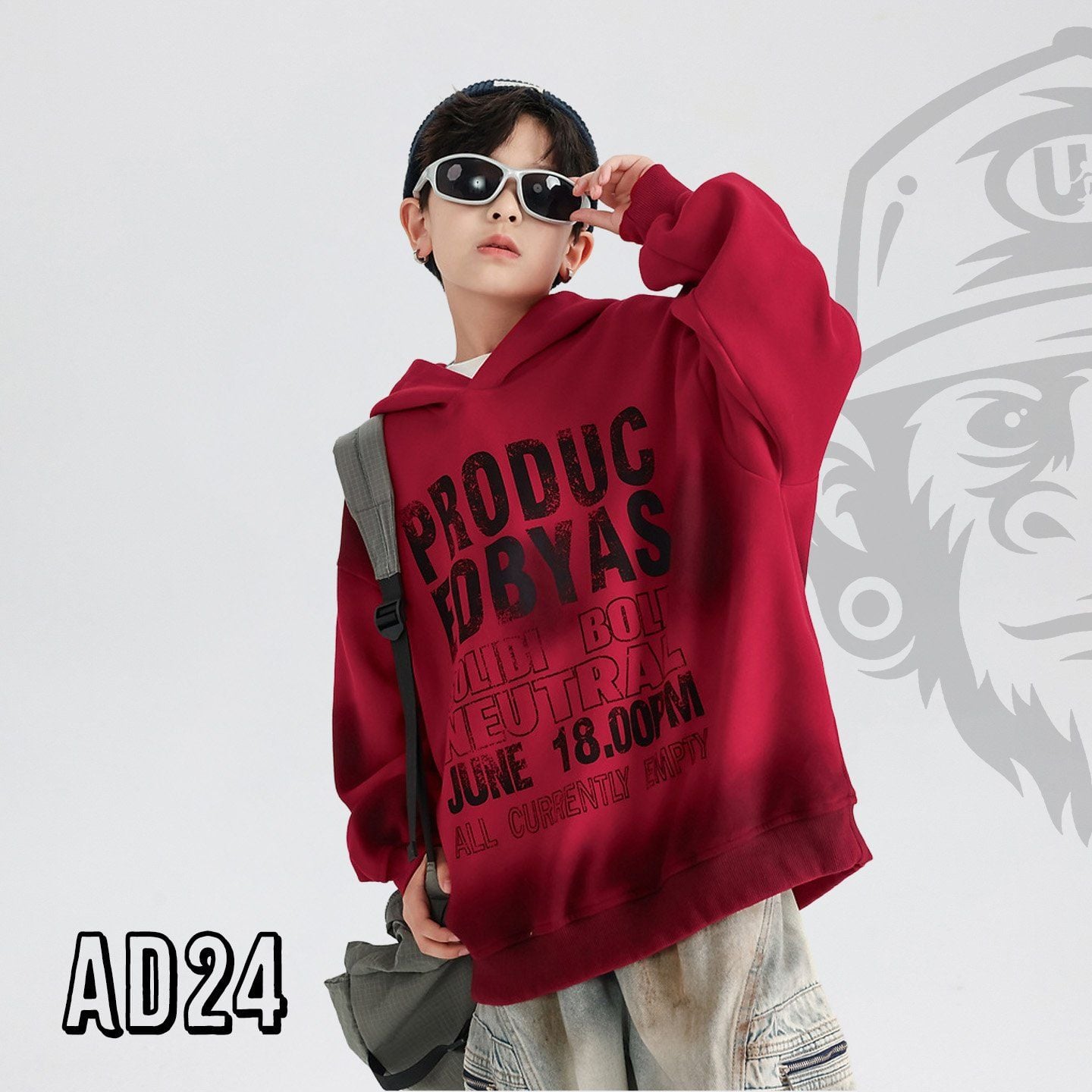 Áo nỉ thun hoddie dài tay AD24 - WY5810