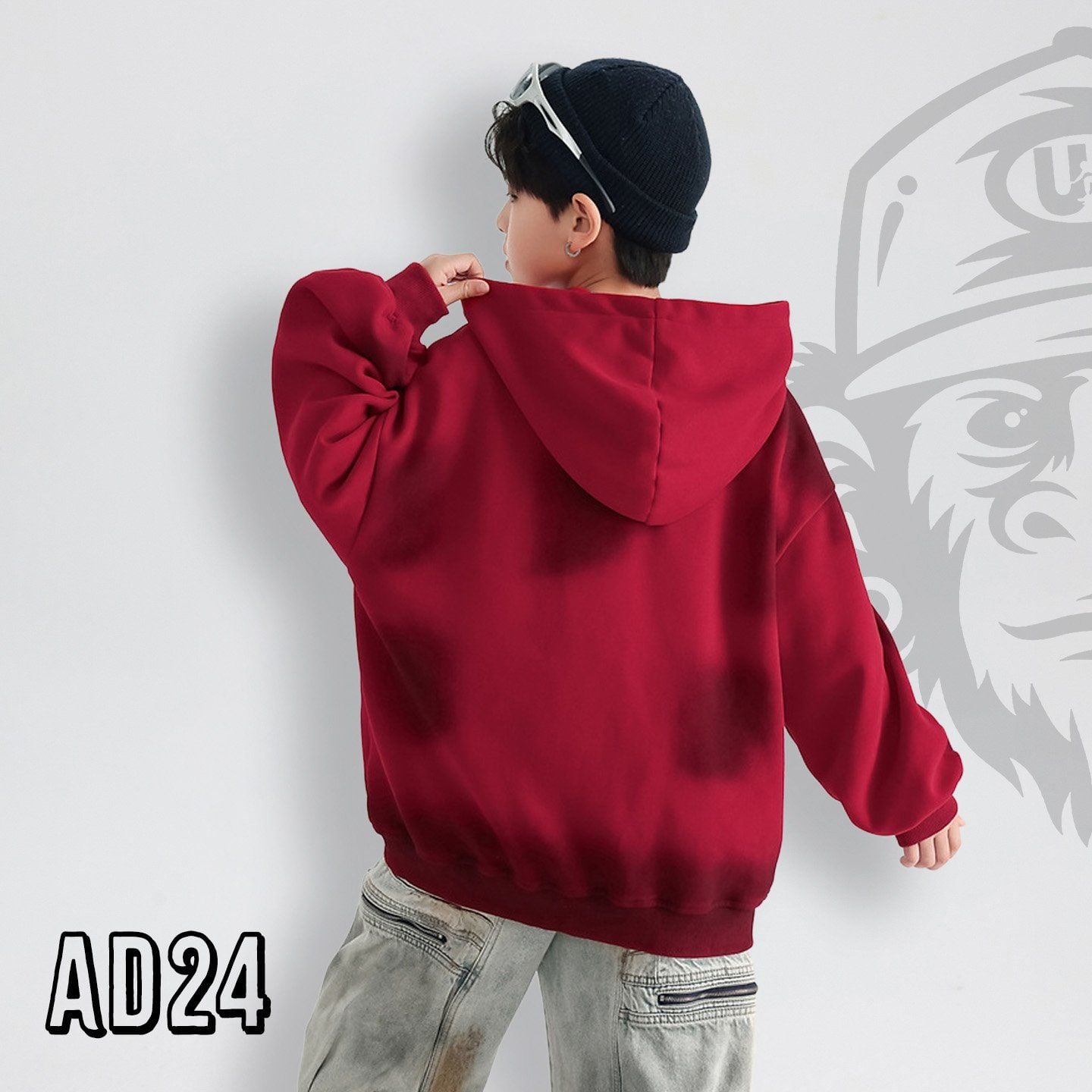Áo nỉ thun hoddie dài tay AD24 - WY5810