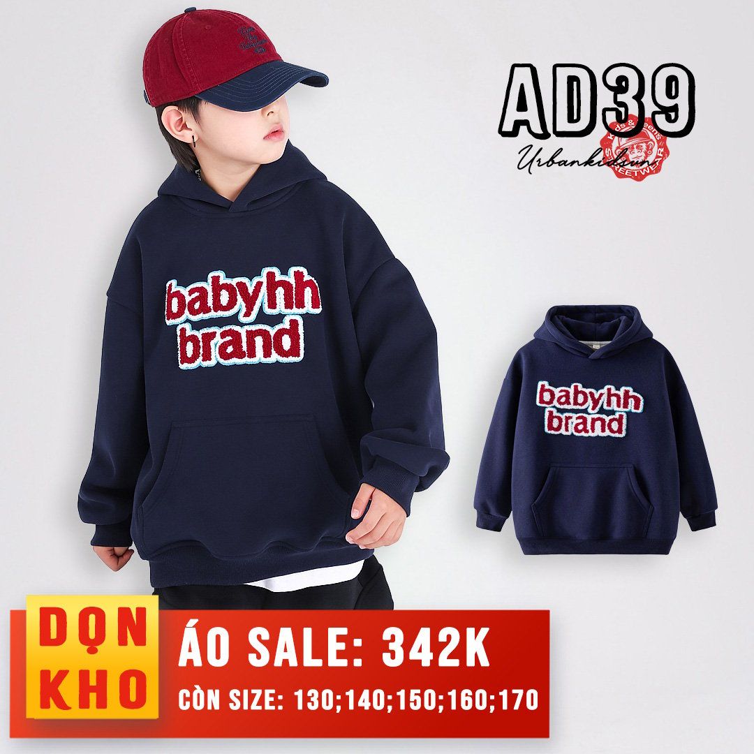 Áo nỉ dài tay hoddie AD39