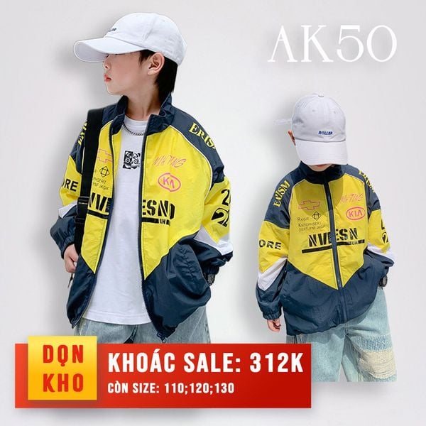 Áo khoác gió dài tay AK50 - T3236