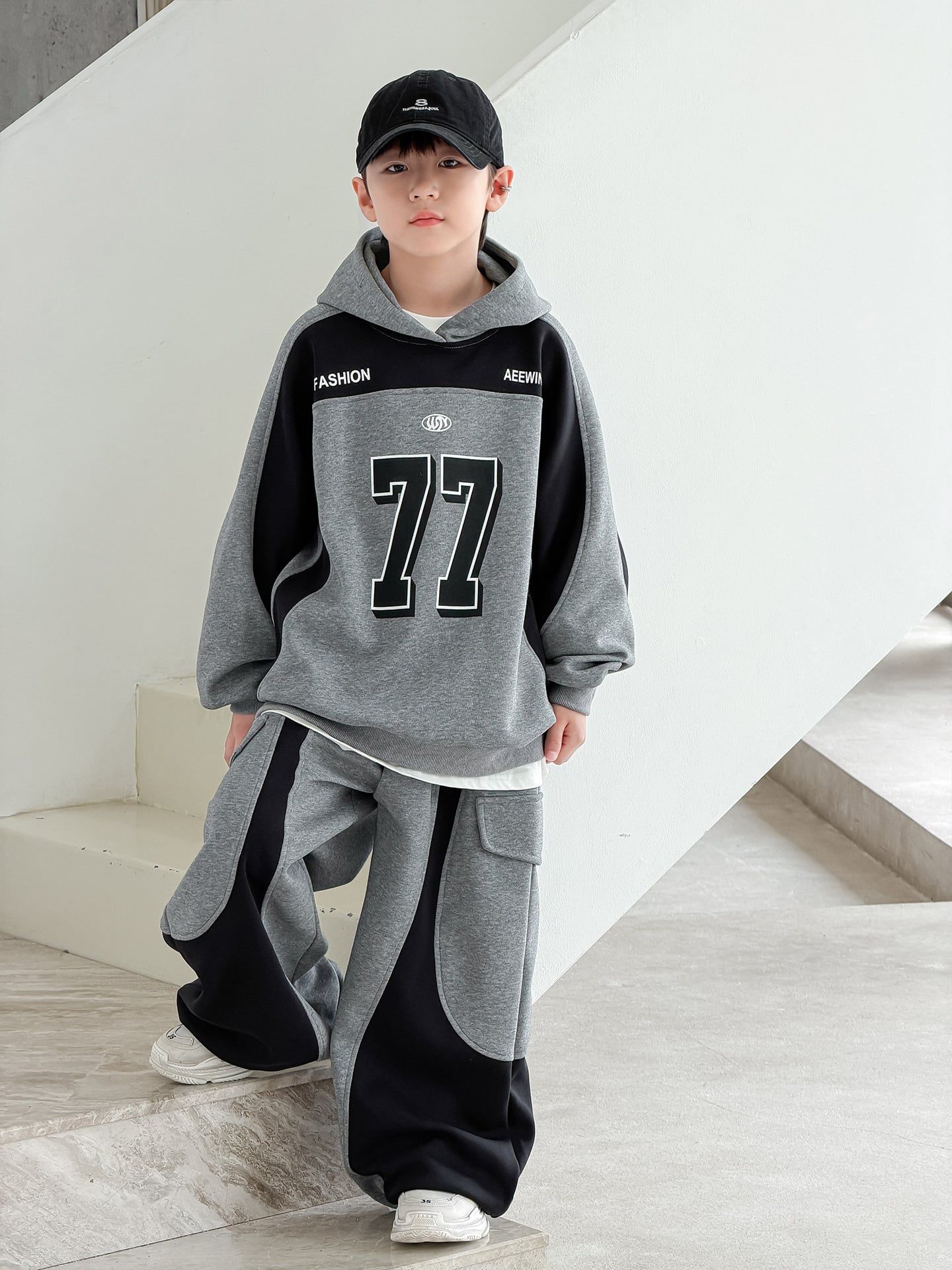 Set bộ nỉ hoddie dài tay BD02- 21116 ( ONDER)
