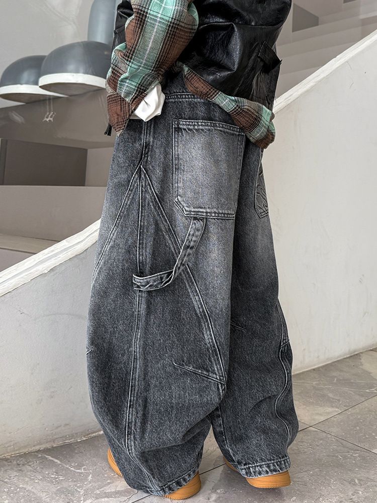 Quần jean dài túi sau thêu nổi QD29