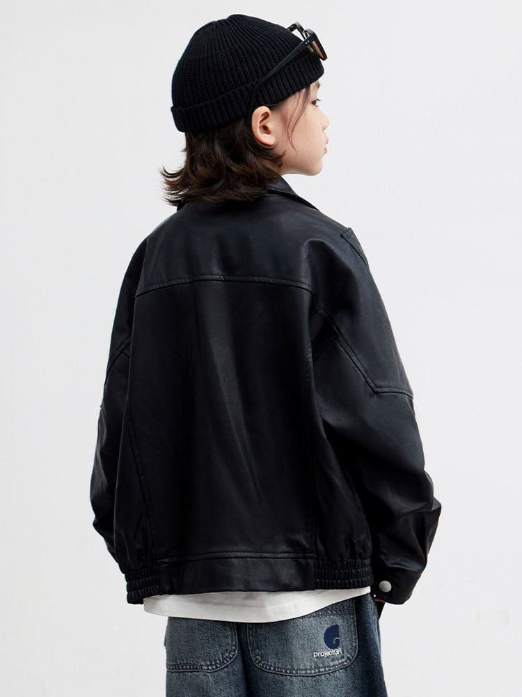 Áo khoác da dài tay K01 - QW1706