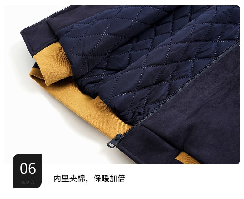 Áo khoác dài tay bóng chày chằn bông siêu nhẹ cổ đứng K09