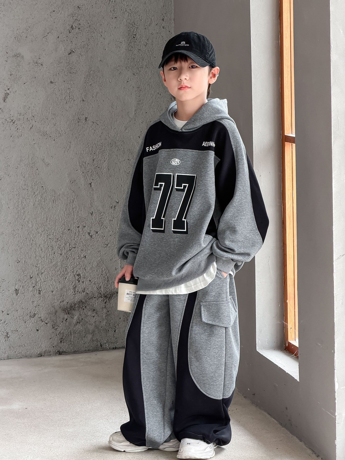 Set bộ nỉ hoddie dài tay BD02- 21116 ( ONDER)