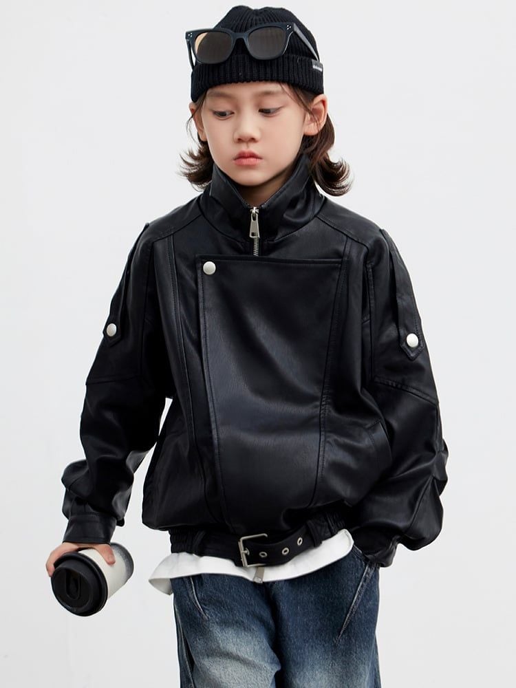 Áo khoác da dài tay K01 - QW1706