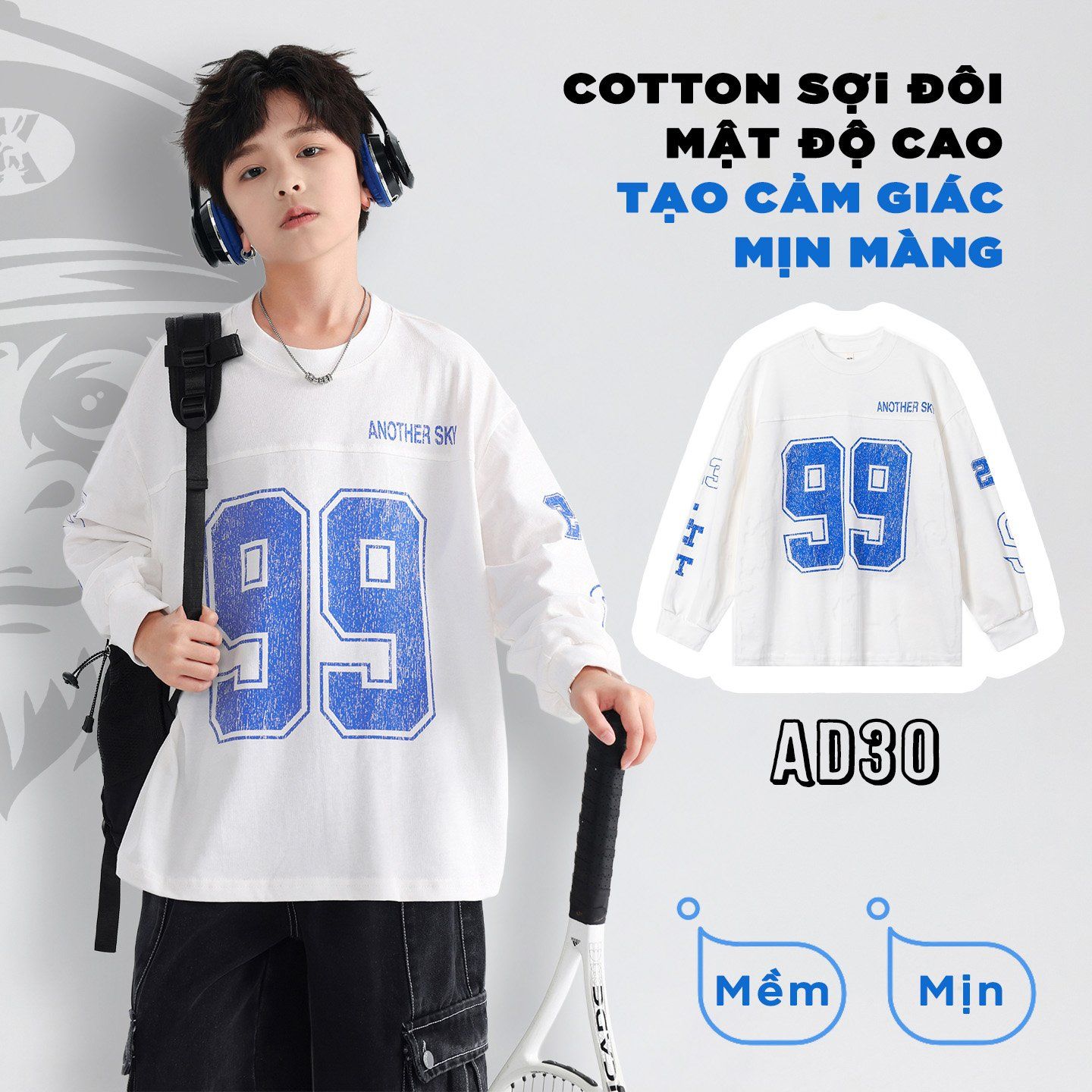 Áo thun dài tay AD30 - WY5818