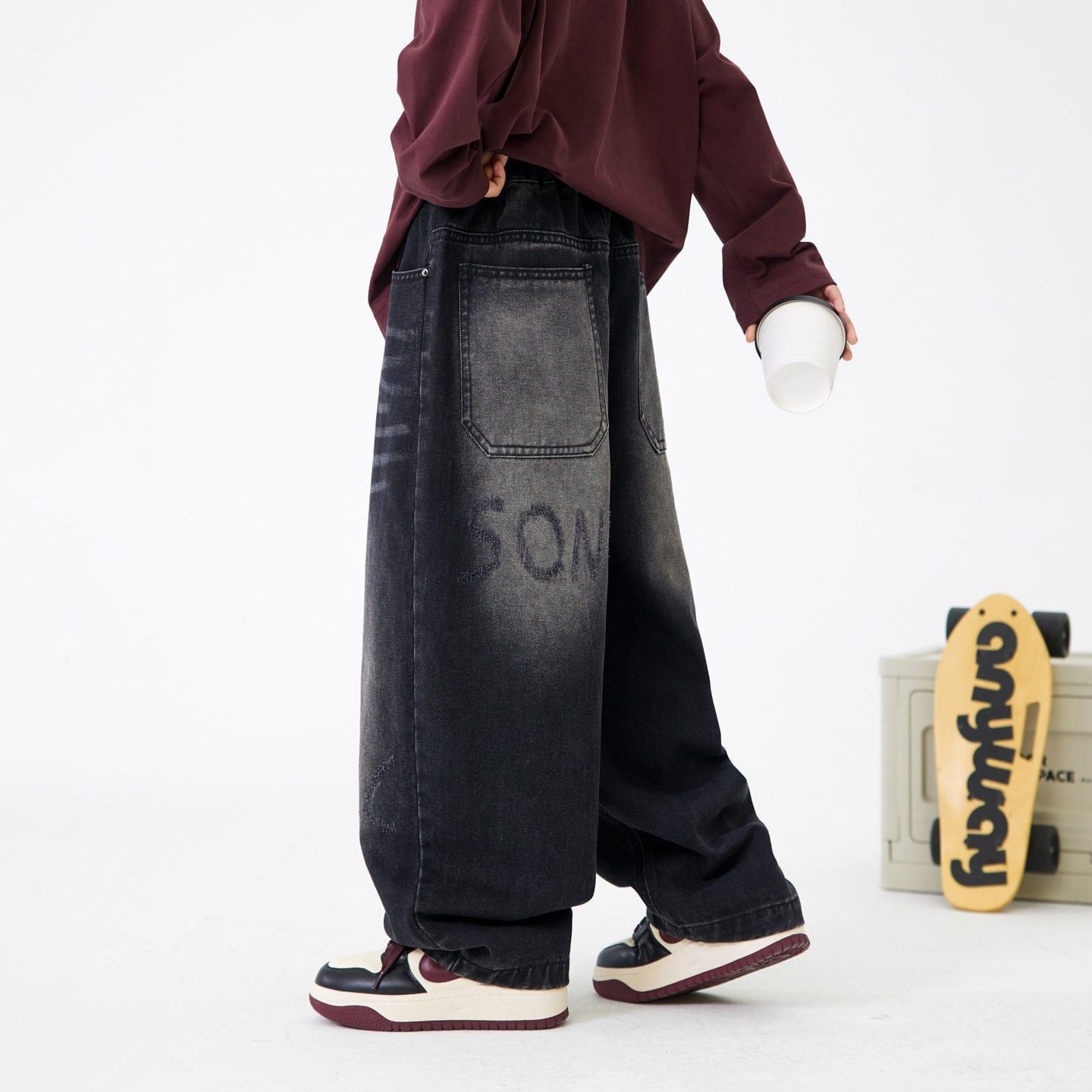 Quần jean dài ống rộng QD20 - KZ5856