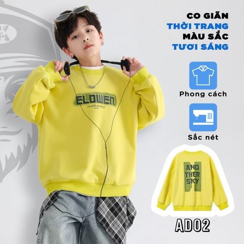 Áo nỉ thun dài tay AD02 - WY5814