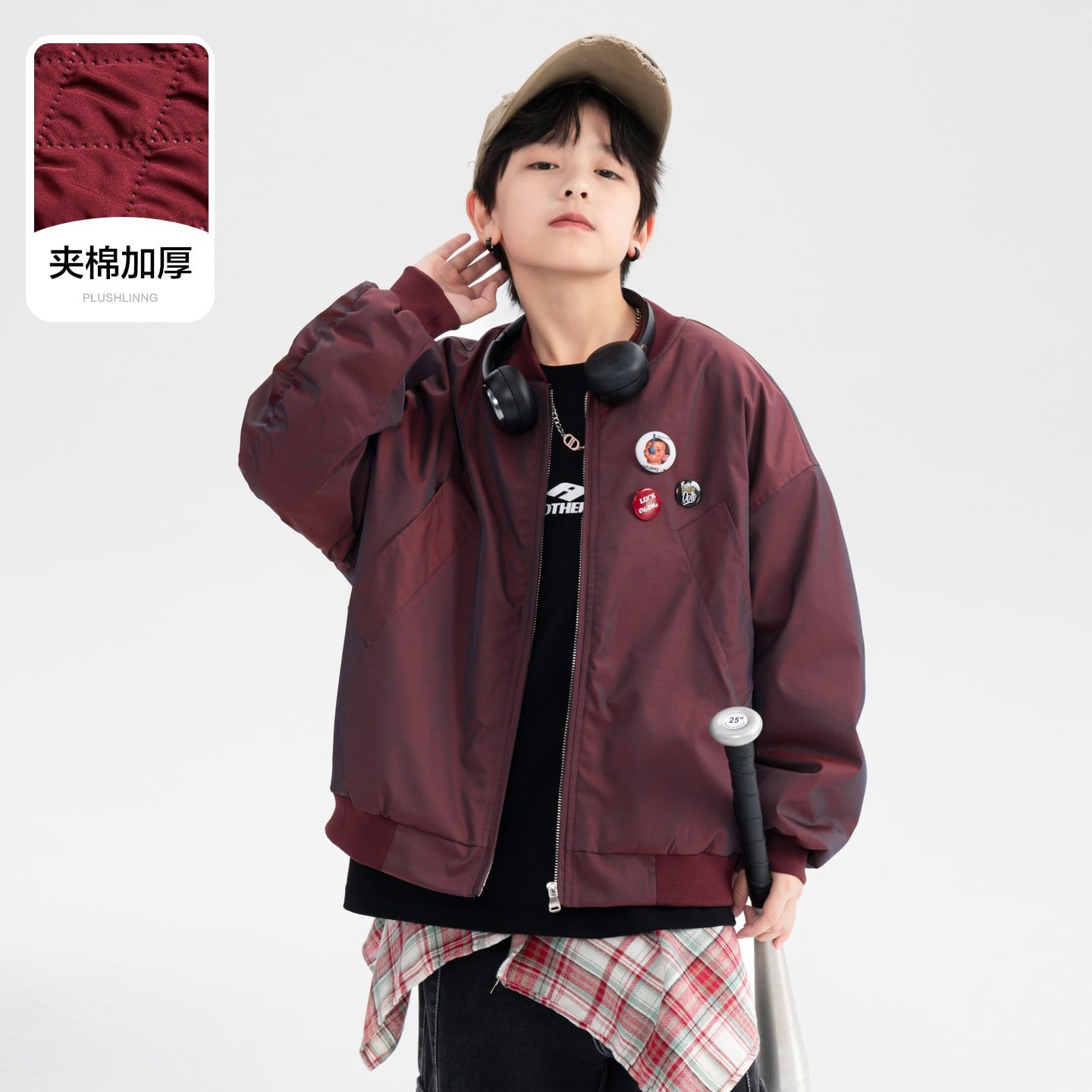 Áo khoác dài tay chần bông KD12