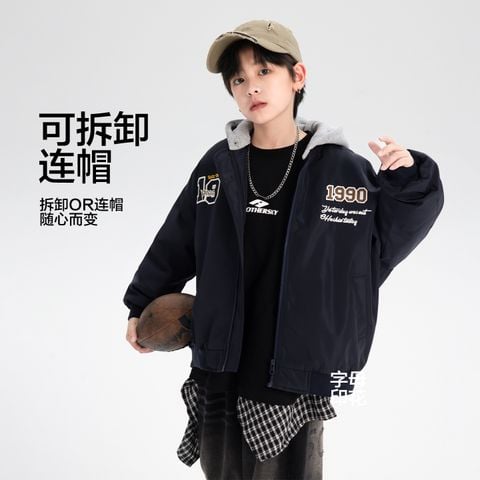 Áo khoác dài tay bóng chày kèm mũ K10 (Order)