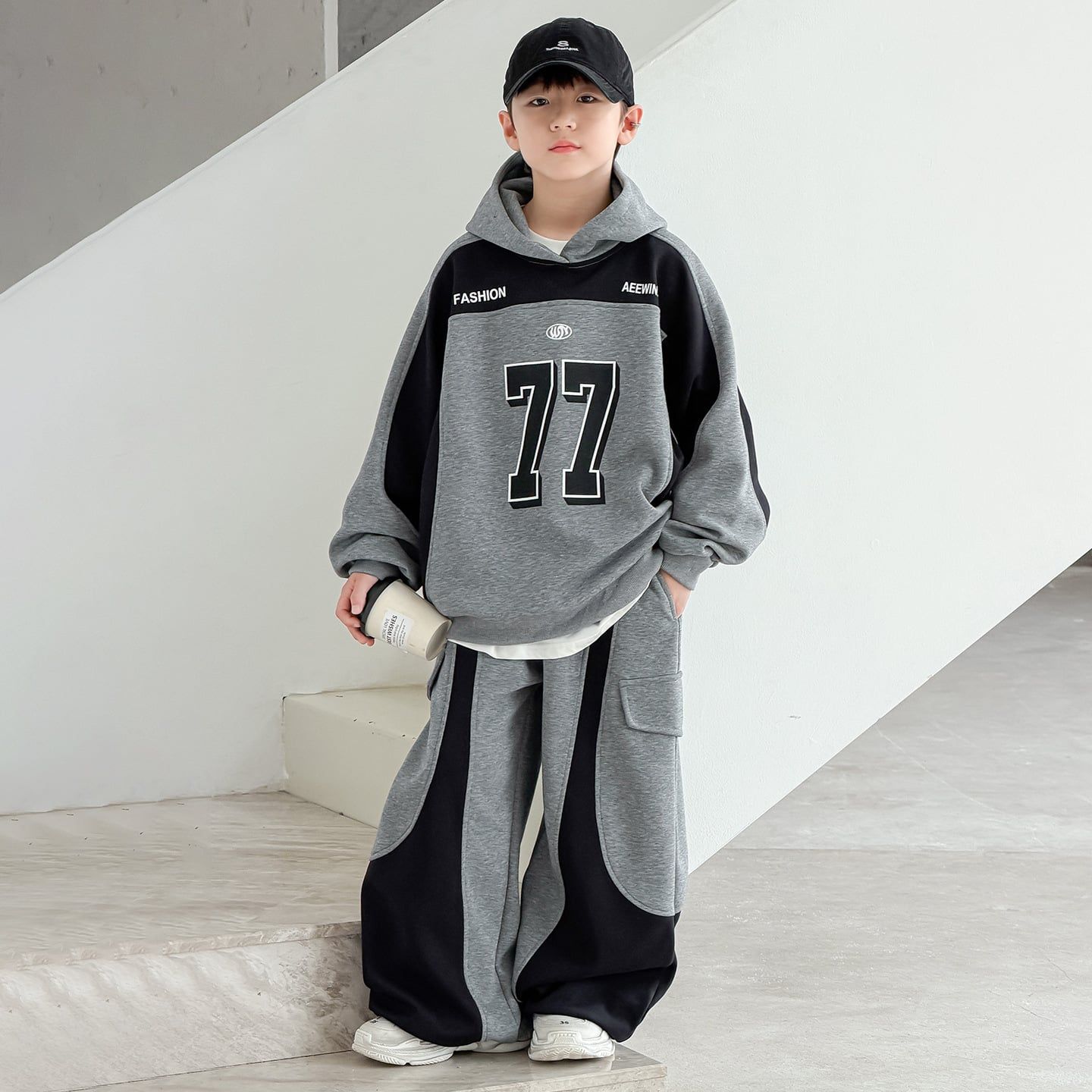 Set bộ nỉ hoddie dài tay BD02- 21116 ( ONDER)