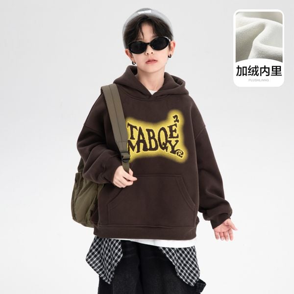 Áo nỉ hoddie dài tay có lót ấm AD47 - WY6058