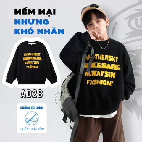 Áo nỉ thun dài tay AD28 - WY5822