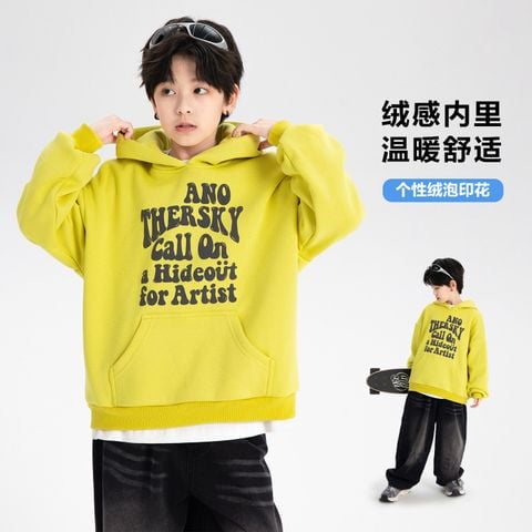 Áo nỉ hoddie dài tay có lót ấm AD49 - WY6056
