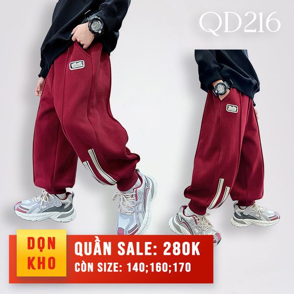 Quần dài lót nỉ QD216