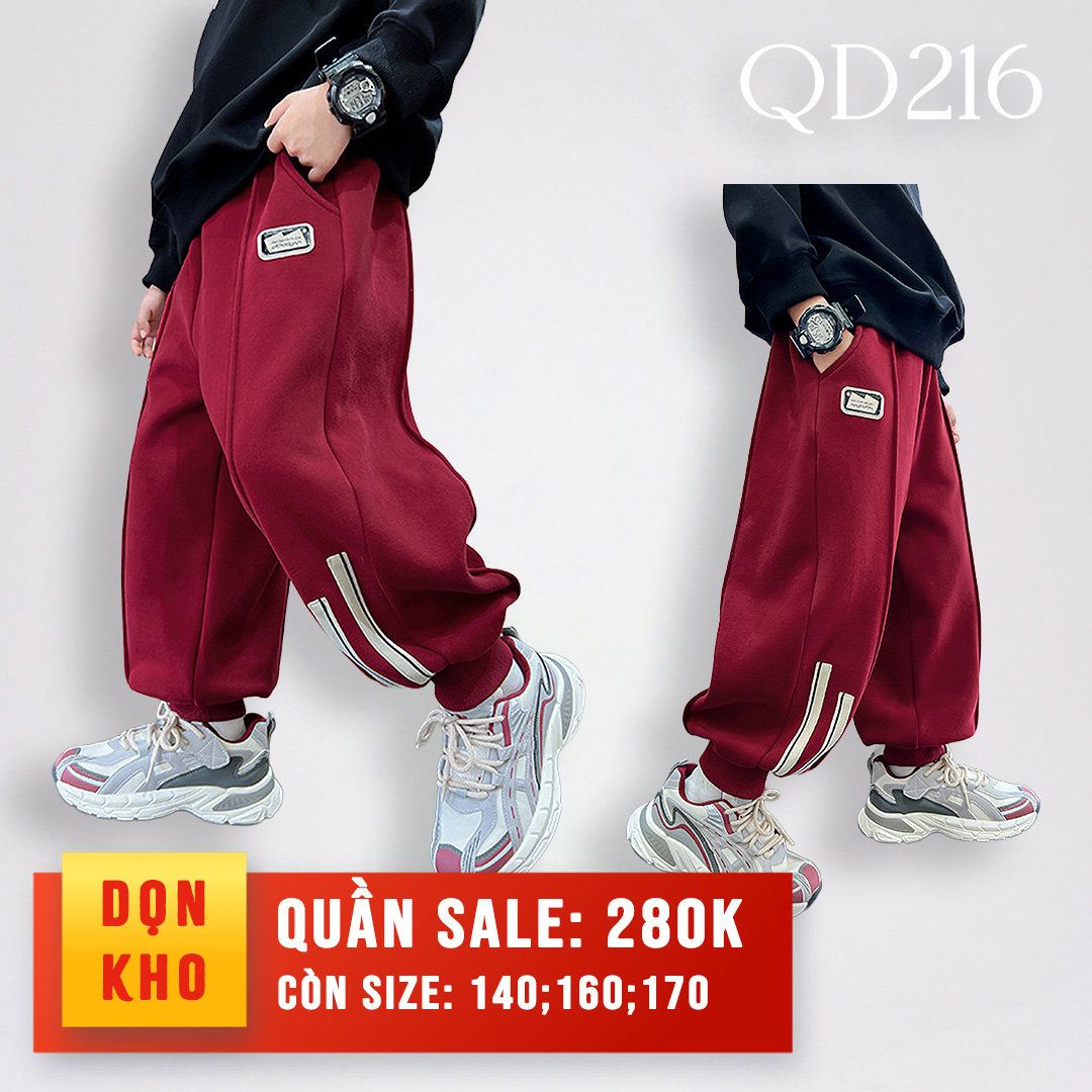 Quần dài lót nỉ QD216