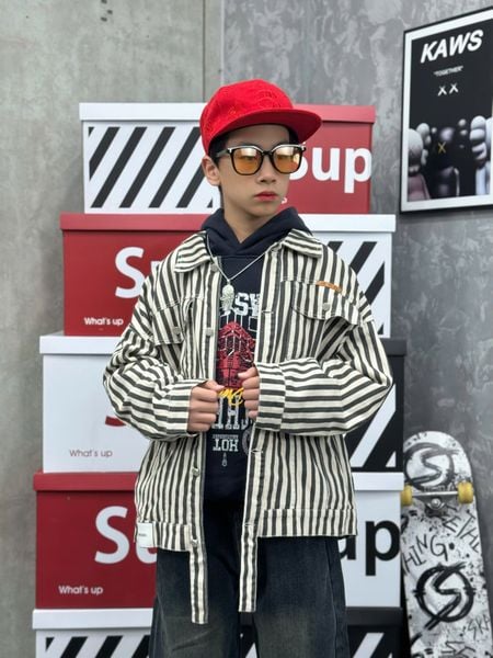 Áo khoác dài tay sơ mi kaki AD57 ( Đ)