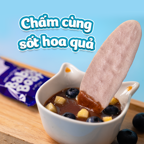 BÁNH GẠO TẬP NHAI BABY BOAT VỊ VIỆT QUẤT - BÉ 6 THÁNG